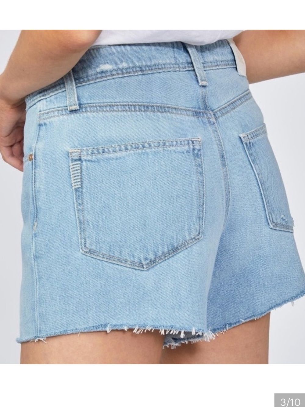 NWT PAIGE NOELLA SHORT Relaxed Cut Off Sz 31 - Picture 3 of 12